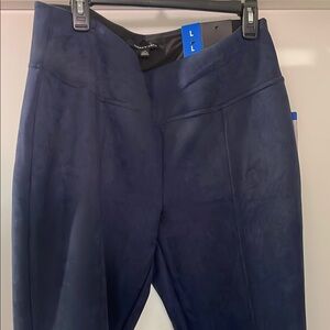 Navy Blue High-Waisted Pants